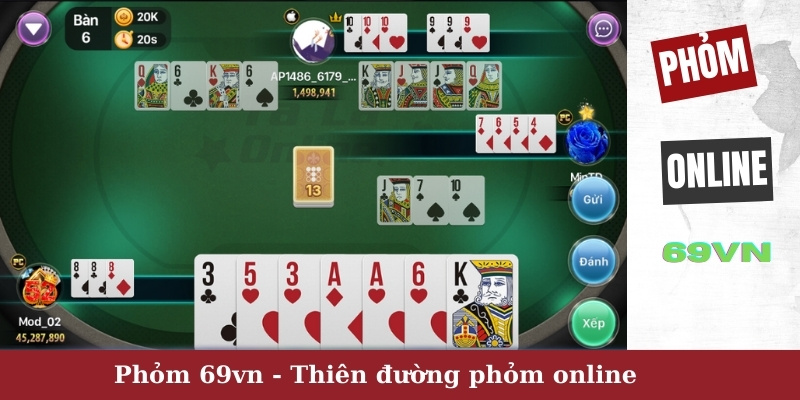 Phỏm 69vn - Thiên đường phỏm online